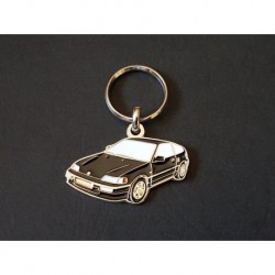 Porte-clés profil Honda CR-X, CRX, HF Si Vtec (noir)