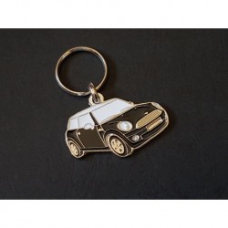 Porte-clés profil Mini Hatch One, Cooper Hardtop (noir)