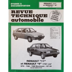 RTA Renault 9 et 11 GTX, TXE, 90GT 1981-89