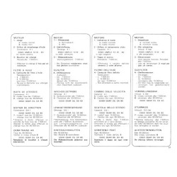 Peugeot J7 PZ10 et PZ20, notice d’entretien