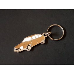 Porte-clés profil Citroen GS, GSA, X3 Pallas Spécial (beige)