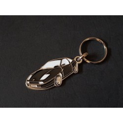 Porte-clés profil Fiat Coupé, 1.8 2.0 16V Turbo (noir)