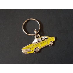 Porte-clés profil Opel Manta A (jaune)