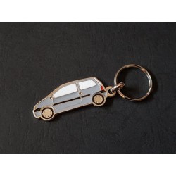 Porte-clés profil Renault Twingo 1 (gris)