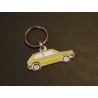 Porte-clés profil Volkswagen Golf mk1, Rabbit, GTI Formel E (jaune)