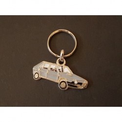Porte-clés profil Fiat Ritmo, Strada, Seat (gris)