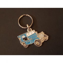 Porte-clés profil Jeep Navy Willys Ford (bleu)