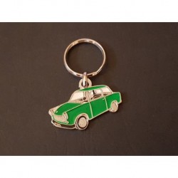 Porte-clés profil Trabant 601, P601 (vert)