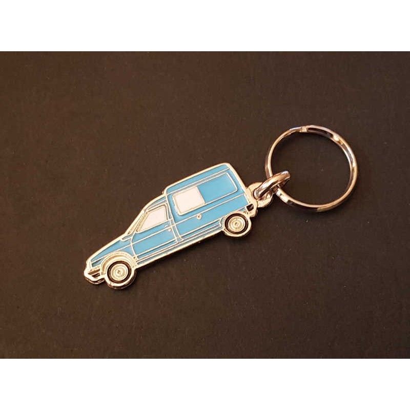 Porte-clés profil Citroen C15, C15D C15E vitré (bleu)