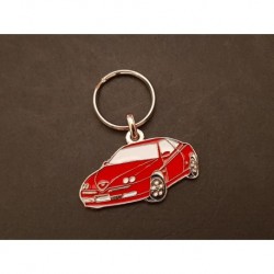 Porte-clés profil Alfa Romeo GTV 916, V6 Cup (rouge)