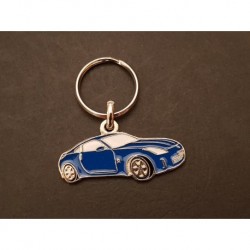 Porte-clés profil Nissan 350Z, Fairlady Z Z33 (bleu)