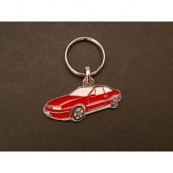 Porte-clés profil Opel Calibra, Vauxhall Holden, 16V Turbo V6 4x4 (rouge)