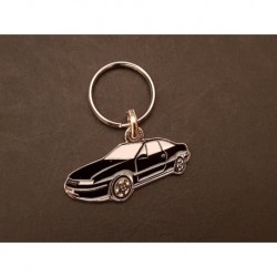 Porte-clés profil Opel Calibra, Vauxhall Holden, 16V Turbo V6 4x4 (noir)