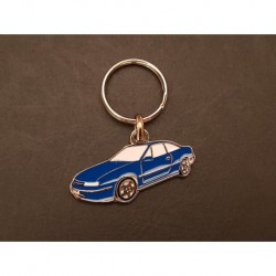 Porte-clés profil Opel Calibra, Vauxhall Holden, 16V Turbo V6 4x4 (bleu)