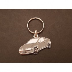 Porte-clés profil Opel Tigra A, Vauxhall (gris)