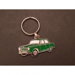 Porte-clés profil Peugeot 403, 403-7 403B (vert)