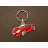 Porte-clés profil Toyota MR2, MR roadster spyder MR-S MRS (rouge)