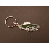 Porte-clés profil Triumph TR6 roadster (vert)