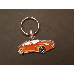 Porte-clés profil Nissan 350Z, Fairlady Z Z33 (orange)