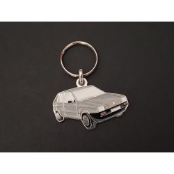 Porte-clés profil Seat Ibiza, SXI, GLX (gris)