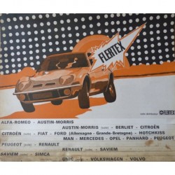 Flertex, catalogue freinage et embrayage 1970