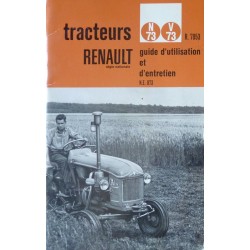 Renault N73, V73 types R7053, notice d’entretien