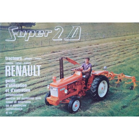 Renault Super 2D type R7201, notice d’entretien (eBook)