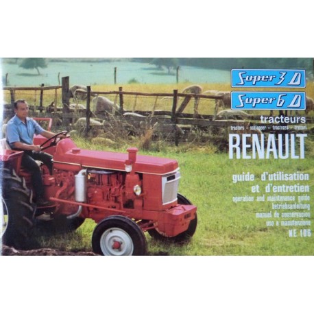 Renault Super 3D et Super 6D types R7052 et R7050, notice d’entretien (eBook)