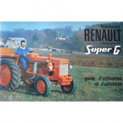 Renault Super 6 type R7050, notice d’entretien