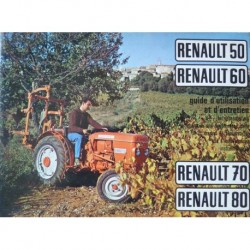 Renault 50, 60, 70, 80, notice d’entretien (eBook)