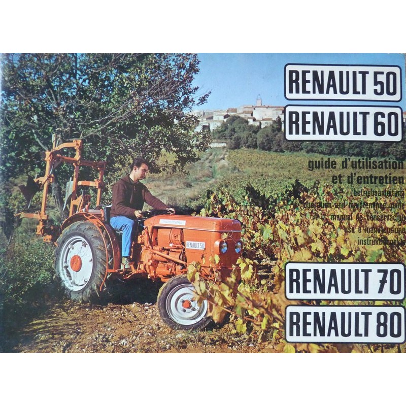 Renault 50, 60, 70, 80, notice d’entretien (eBook)