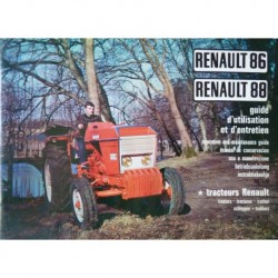 Renault 86 et 88 types R7281, R7261, notice d’entretien (eBook)