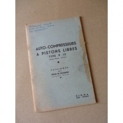 Sigma P13 auto-compresseur à pistons libres, catalogue de pièces originale
