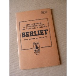 Berliet équipement incendie...