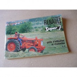 Renault Super 7 type R7055, notice d’entretien originale
