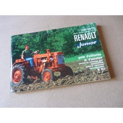 Renault Junior type R7053, notice d’entretien originale