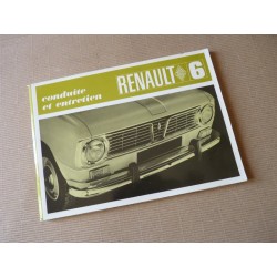 Renault 6 R1180, notice...