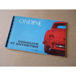 Renault Ondine R1090A, notice d’utilisation originale