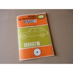 Renault 6, R1180 R1181, temps de réparation original