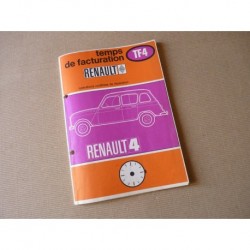Renault 4, temps de réparation original