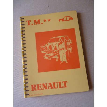 Renault années 80, temps de réparation carrosserie, châssis, peinture