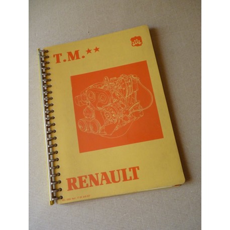 Renault années 70-80, temps de réparation mécanique