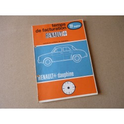 Renault Dauphine, temps de réparation original