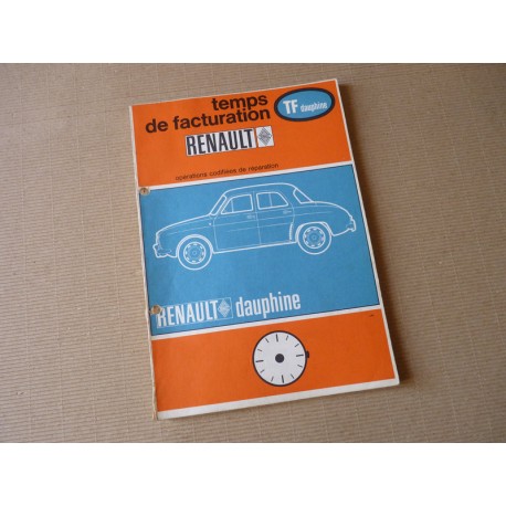 Renault Dauphine, temps de réparation original