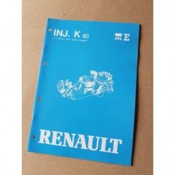 injection K, Renault 25 B298, B29A, manuel de réparation original