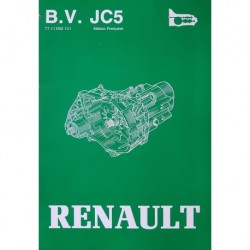 Boîte de vitesses JC5 Renault 19 TD, manuel de réparation (eBook)