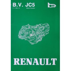 Boîte de vitesses JC5 Renault 19 TD, manuel de réparation (eBook)