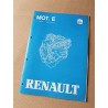 Moteurs E6J E5F E7F E7J Renault 19 et Clio, manuel de réparation original