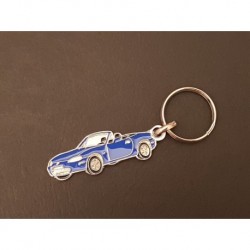 Porte-clés profil Mazda MX-5 NB, MX5 Miata roadster (bleu)