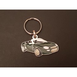 Porte-clés profil MG F roadster, MGF 1.6 1.8 VVC (vert)